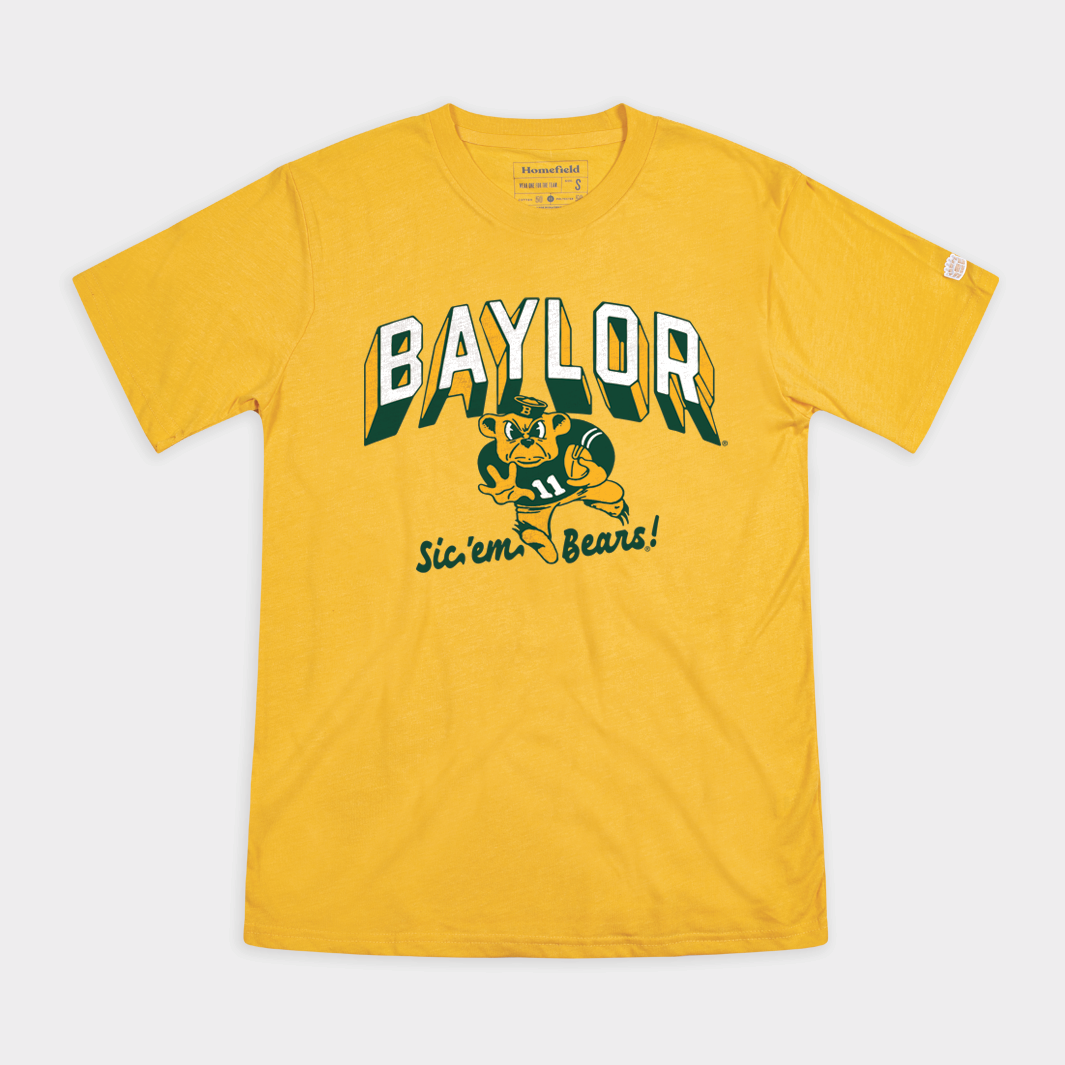 Baylor Bears Midcentury "Sic 'Em" Tee