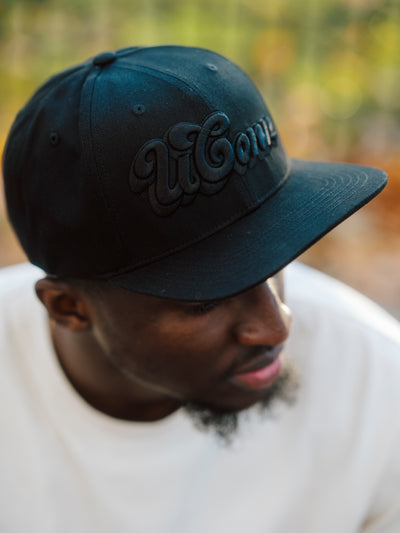 UConn Huskies Logo Blackout Snapback Hat