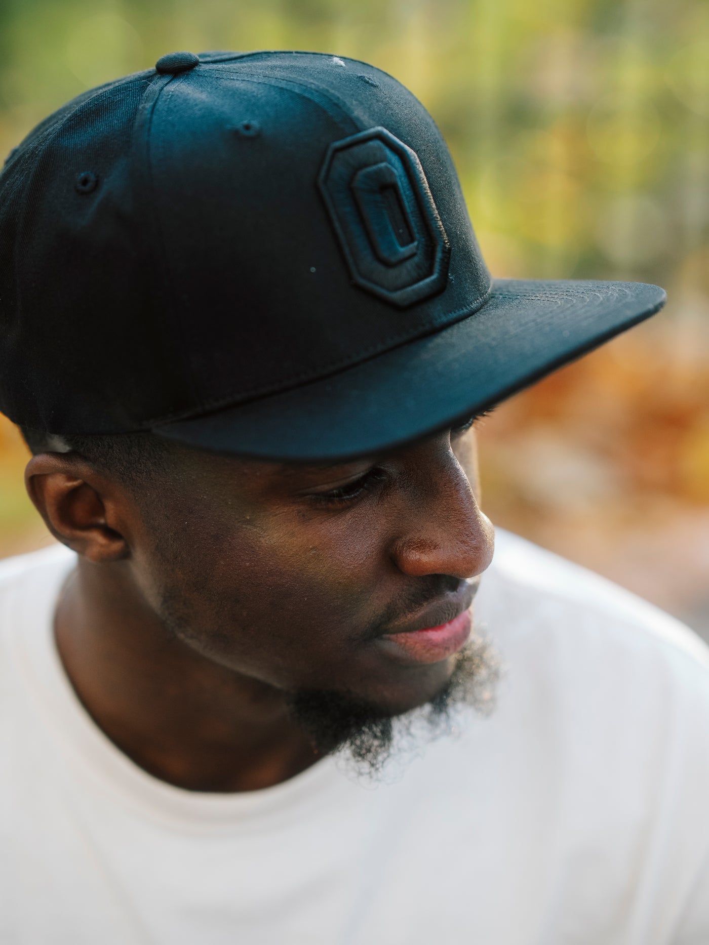 Ohio State Buckeyes Logo Blackout Snapback Hat