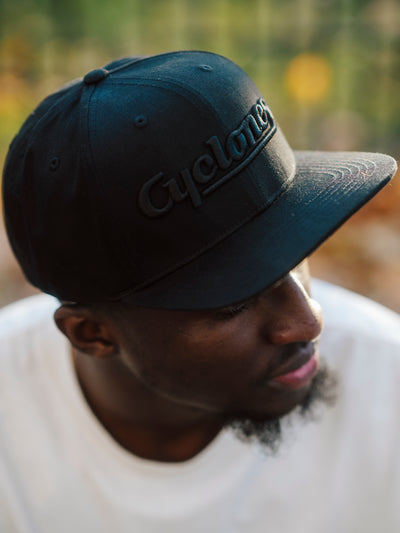 Iowa State Cyclones Logo Blackout Snapback Hat