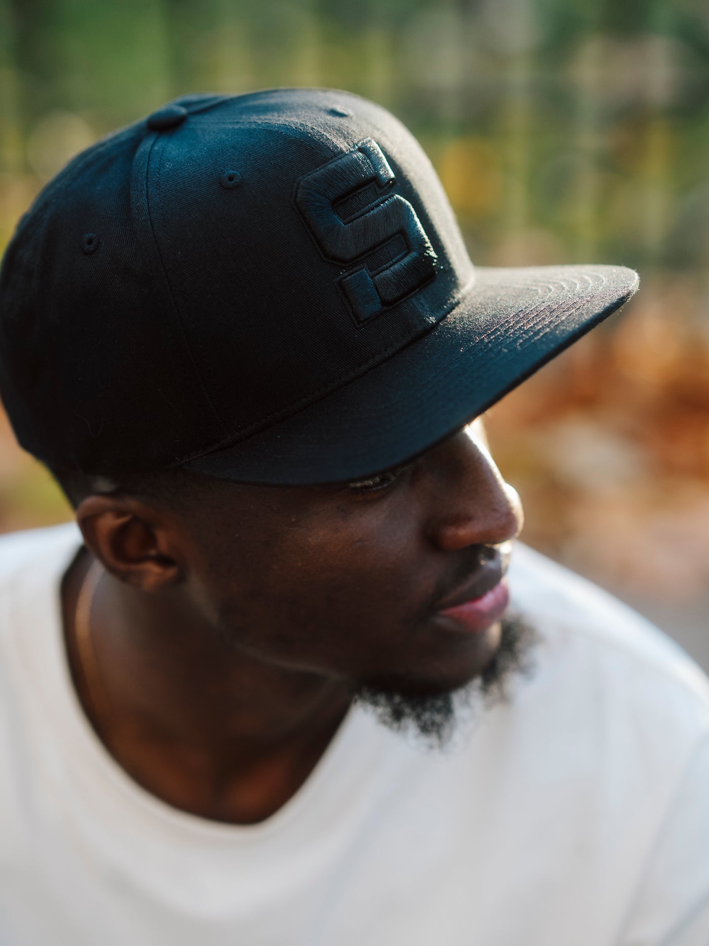 Syracuse Orange Logo Blackout Snapback Hat