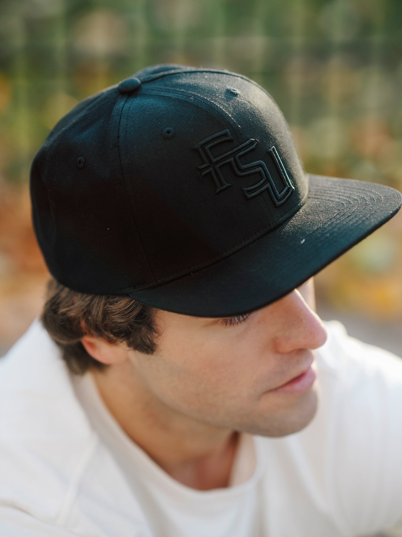 Florida State Seminoles Logo Blackout Snapback Hat