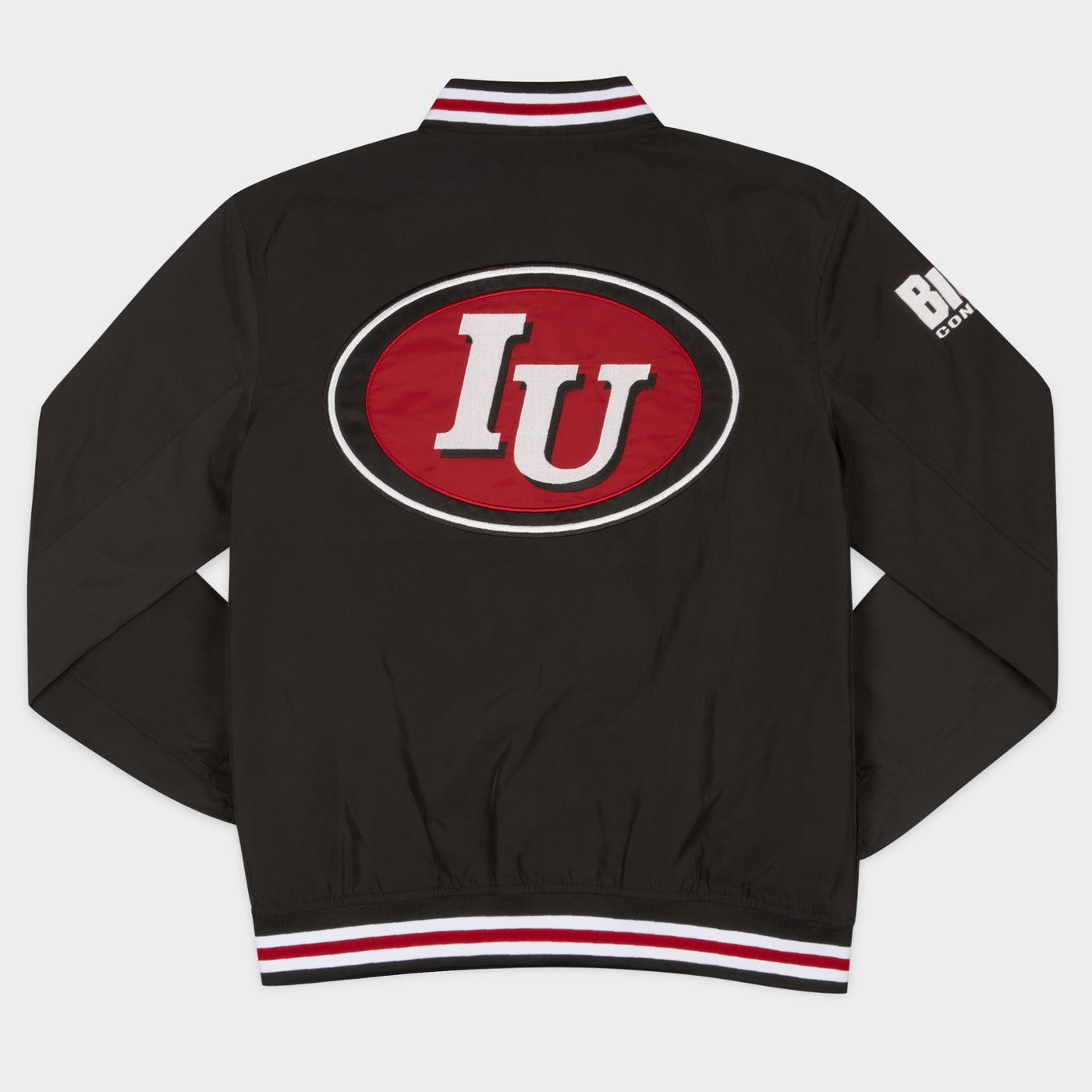 Indiana Hoosiers Football Blackout Bomber Jacket