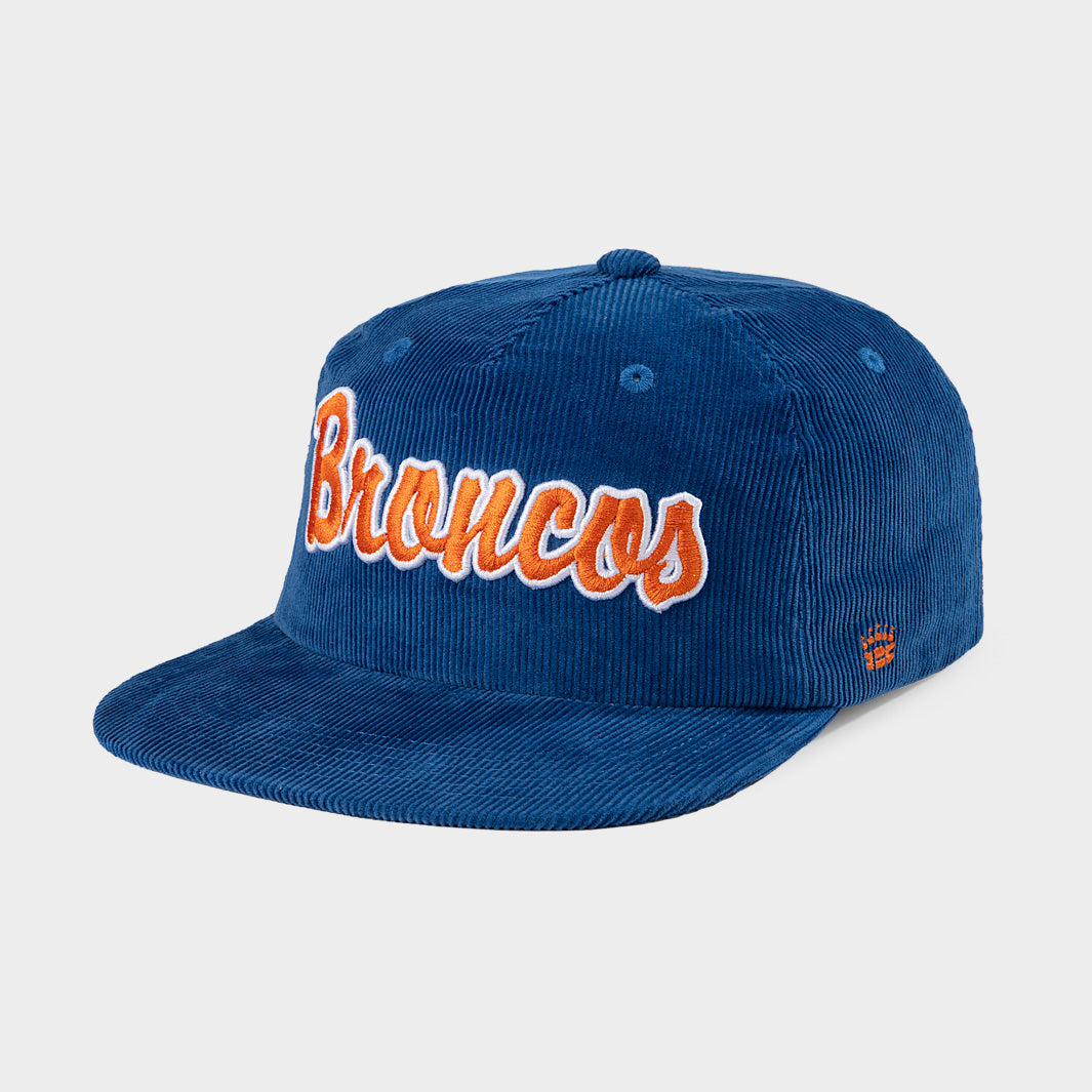 Boise State Broncos Retro Script Corduroy Hat