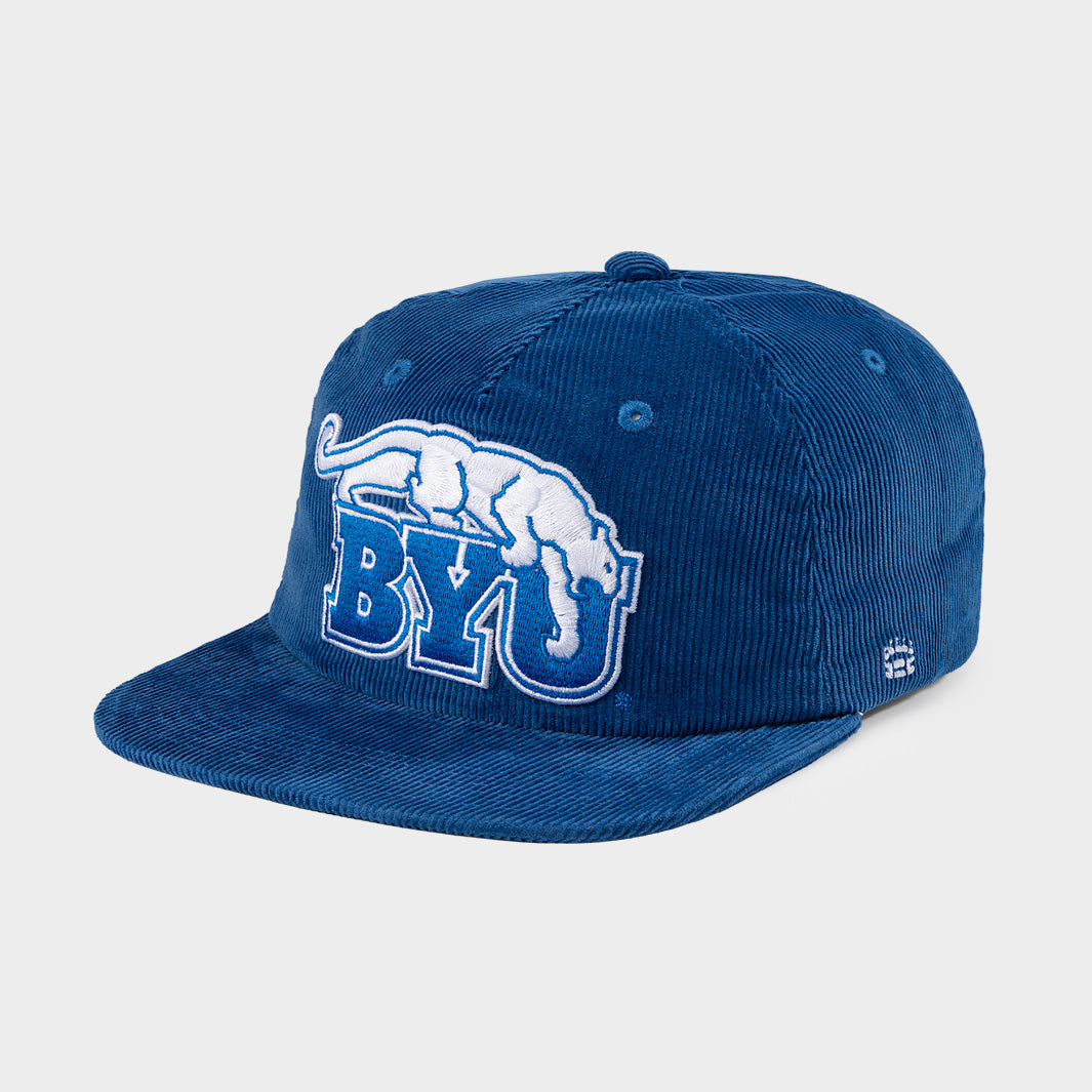 BYU Cougars Prowling Cougar Logo Corduroy Hat