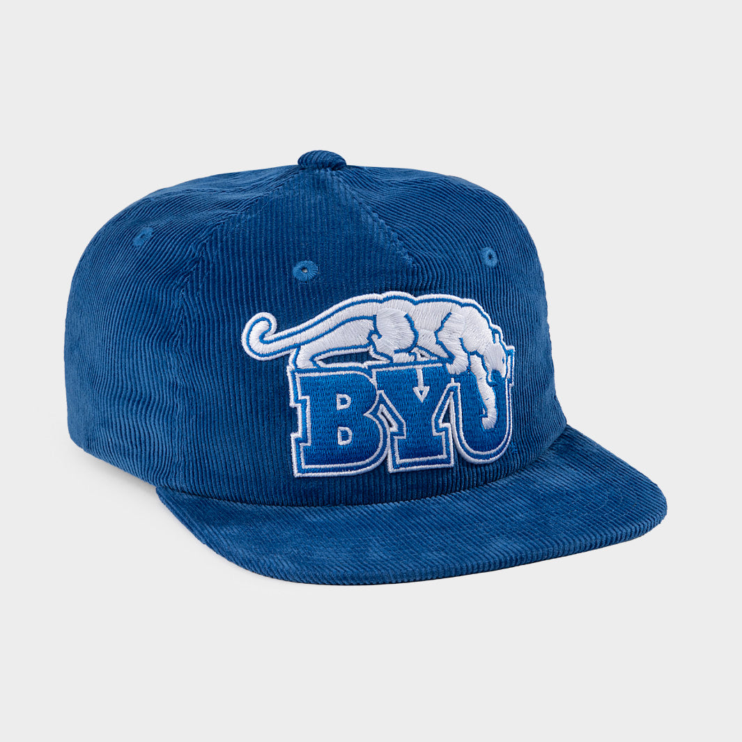 BYU Cougars Prowling Cougar Logo Corduroy Hat