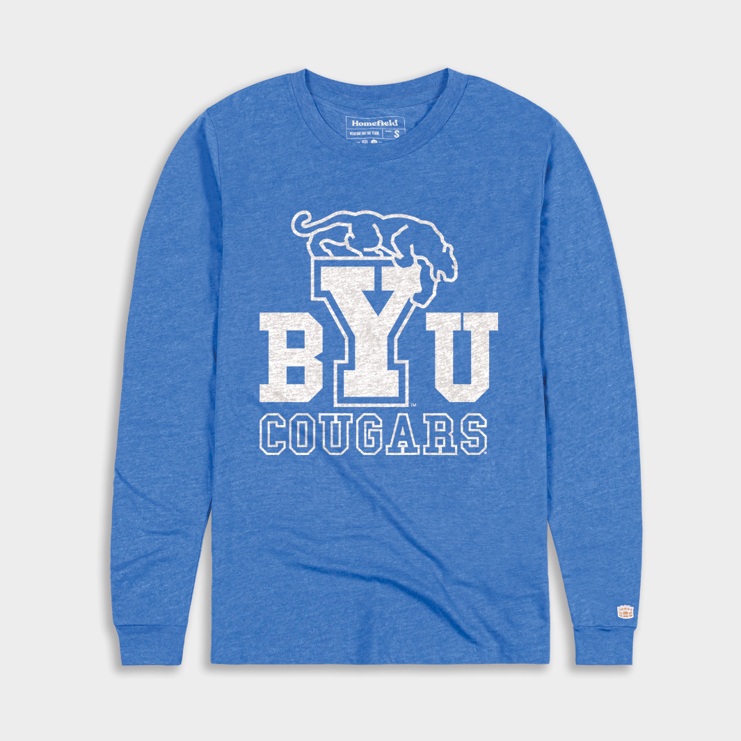 Retro BYU Cougars Long Sleeve