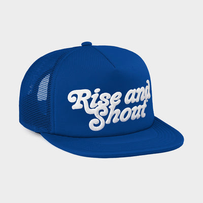 BYU "Rise and Shout" Puff Ink Trucker Hat