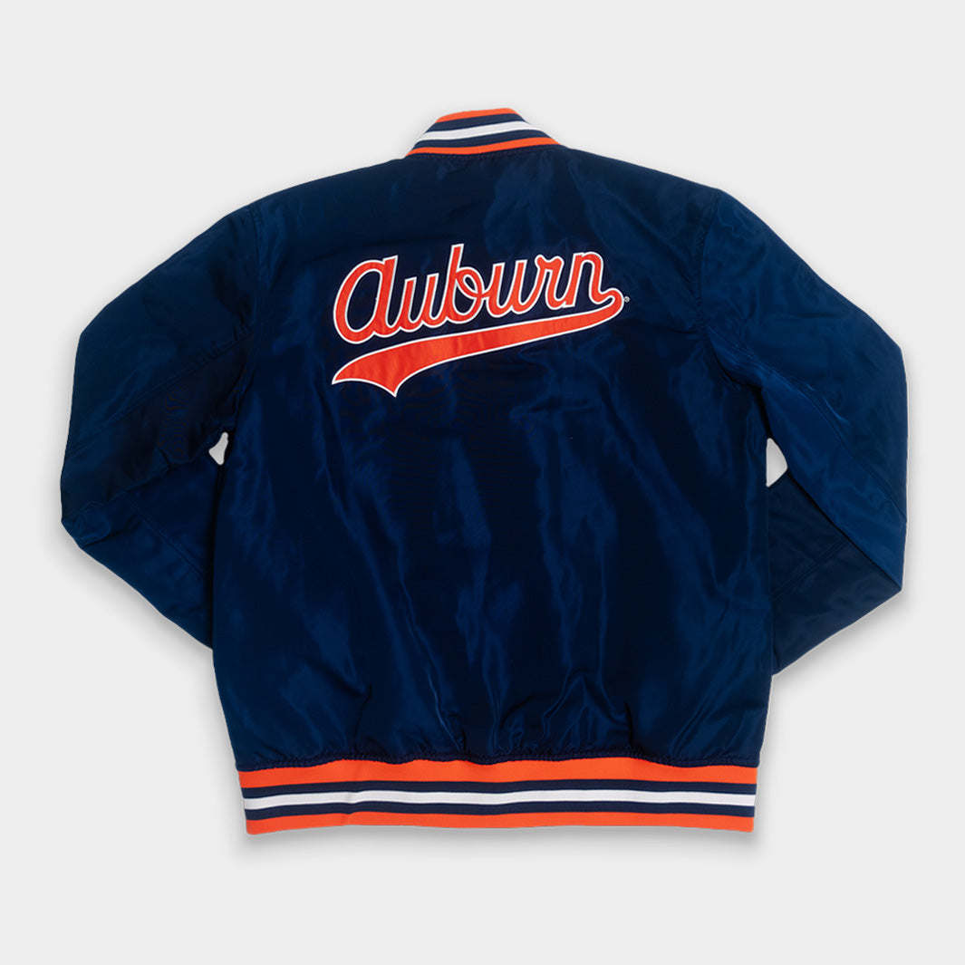 Auburn Tigers Retro War Eagle Logo Bomber Jacket | Homefield