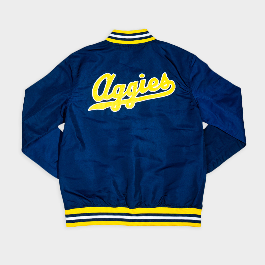 Script Bomber Jacket North Carolina A&T Aggies Retro Script Bomber Jacket | Homefield
