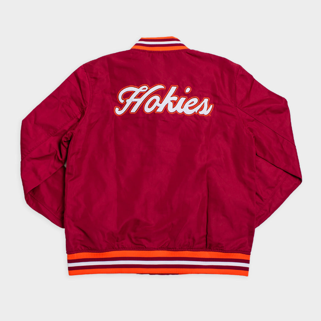 Virginia Tech Hokies Vintage Script Bomber Jacket | Homefield