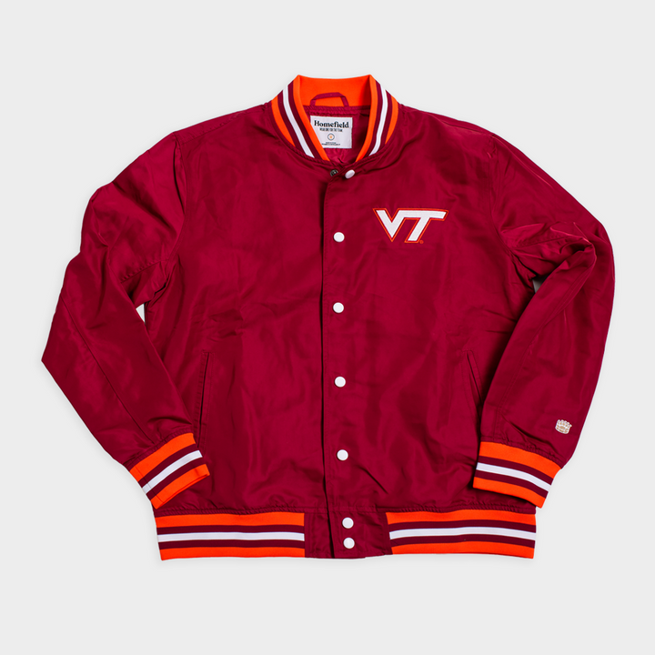 Virginia Tech Hokies Vintage Script Bomber Jacket | Homefield