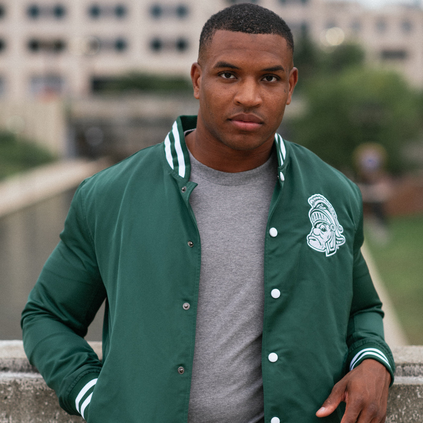 Script Bomber Jacket Michigan State Script Bomber Jacket | Homefield