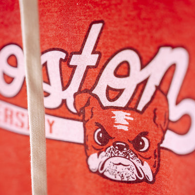 Boston University Terriers Vintage Logo and Script Hoodie
