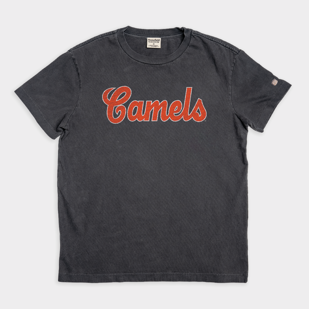 Campbell Women's Basketball 1989 Camels Script Vintage Heavyweight Tee