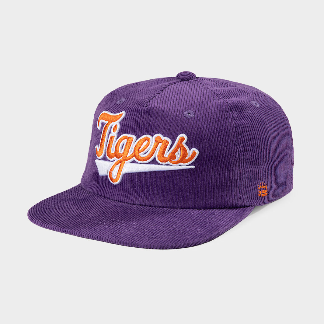 Clemson Tigers Classic Vintage Script Corduroy Hat | Homefield