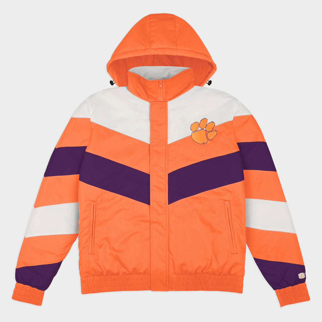 トップス Vtg STARTER CLEMSON Anorak Hoodie Jacket トップス Vtg STARTER CLEMSON Anorak Hoodie Jacket Starter Clemson