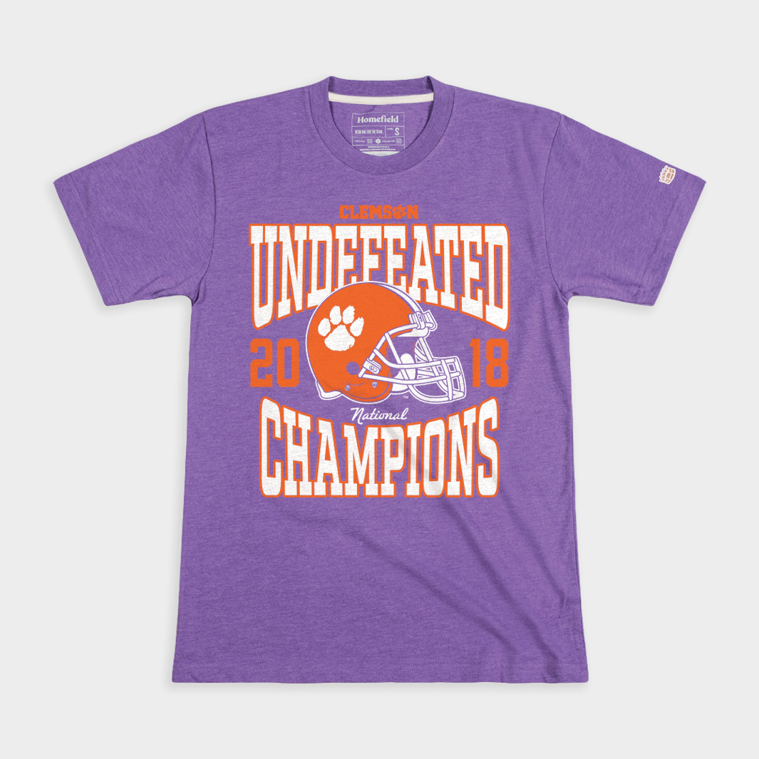 Clemson Football 2018 Undefeated Champs Tee