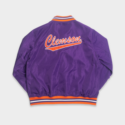 Clemson Tigers Vintage-Inspired Bomber Jacket