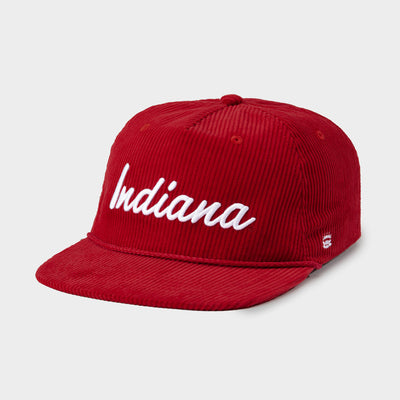 Indiana Hoosiers Retro Script Corduroy Hat