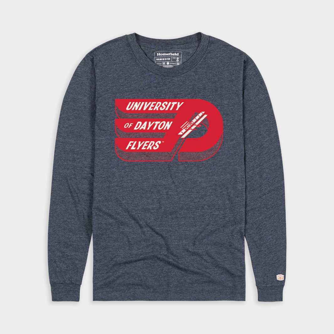 Dayton Flyers 1974 Vintage Logo Long Sleeve