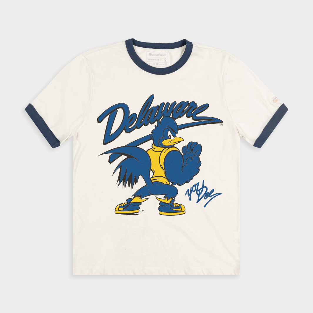 Delaware Fightin' Blue Hens YoUDee Ringer Tee | Homefield