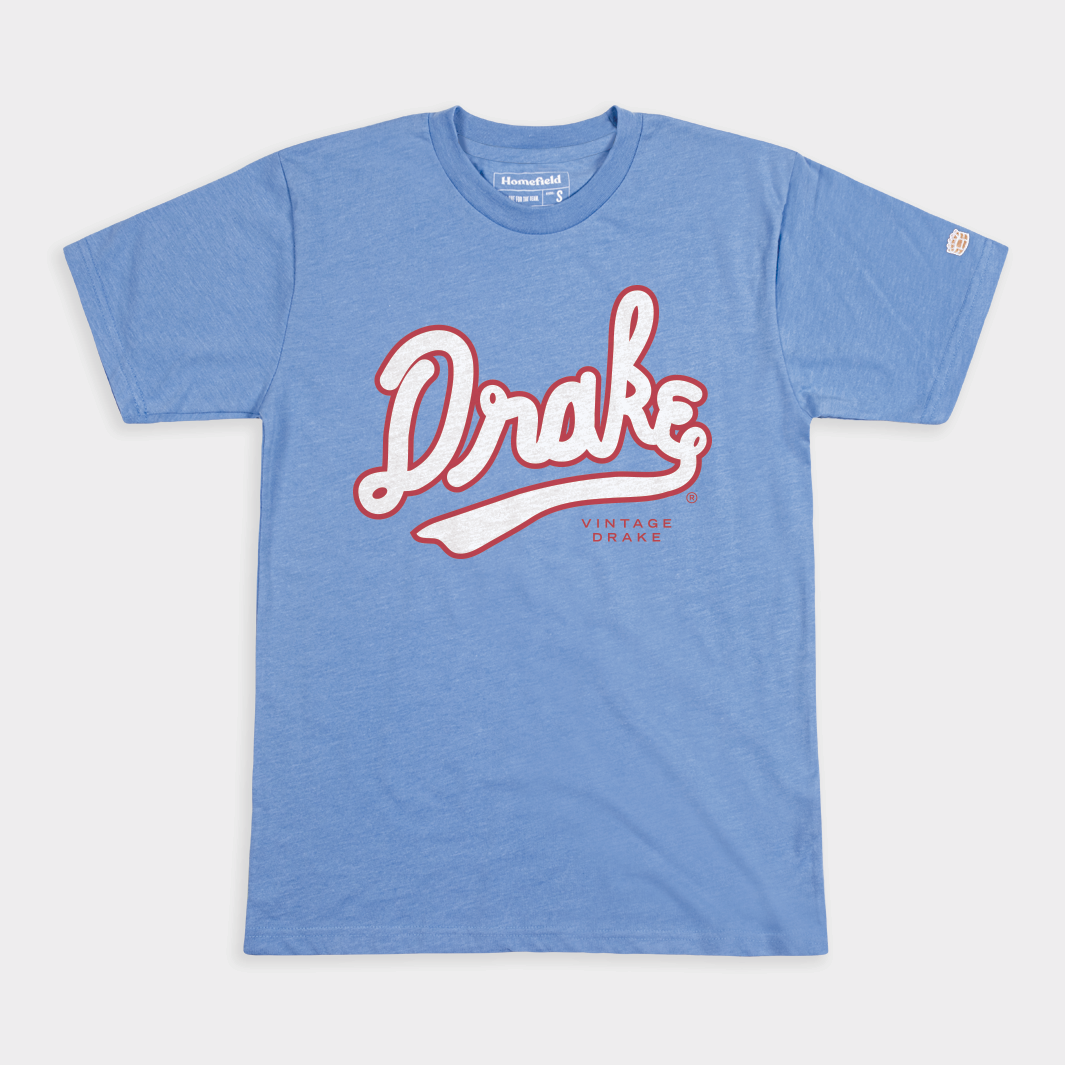 Vintage Drake Bulldogs Apparel: Shirts and Sweatshirts | Homefield