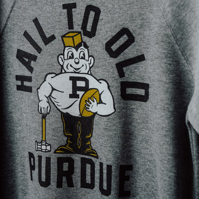 "Hail to Old Purdue" Vintage Pete Logo Crewneck