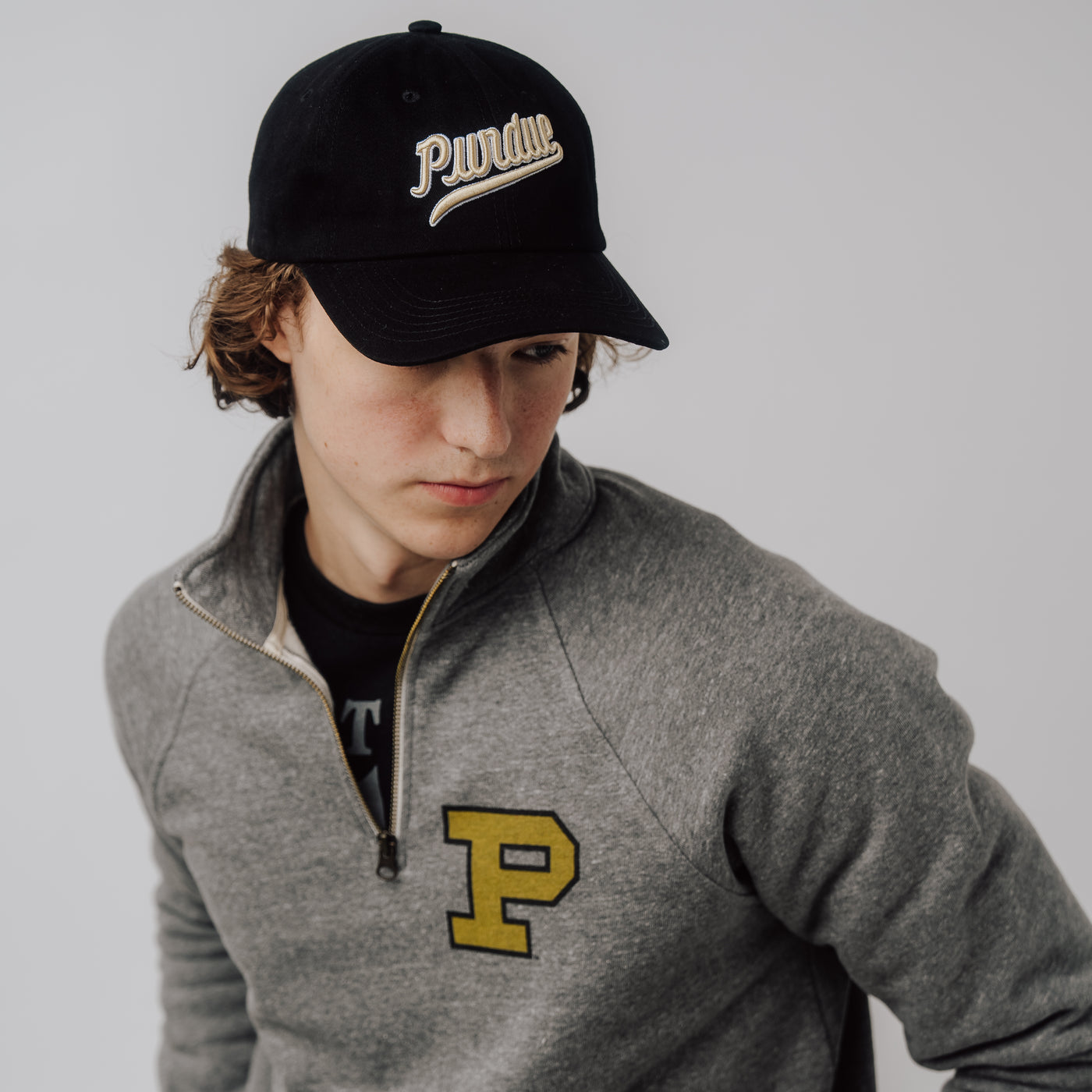 Script Gold Purdue Purdue Men's Basketball 1968-69 Script Dad Hat | Homefield