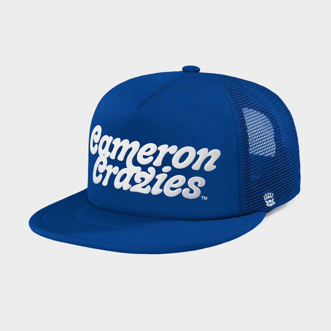 Duke "Cameron Crazies" Puff Ink Trucker Hat