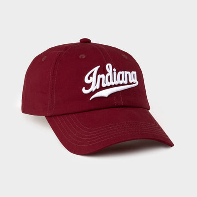 Retro Script "Indiana" Warmup Dad Hat