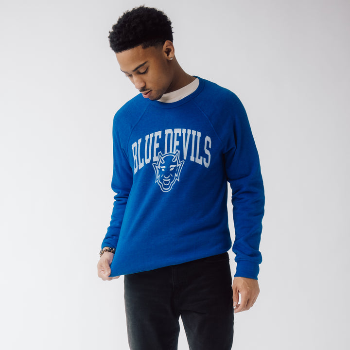 Duke Blue Devils Devil Head Retro Crewneck | Homefield
