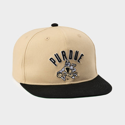 Retro Purdue Pete Basketball Snapback Hat