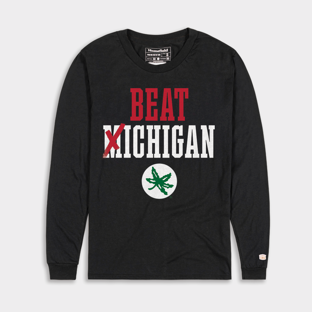 Ohio State Red "X" The Game Long Sleeve