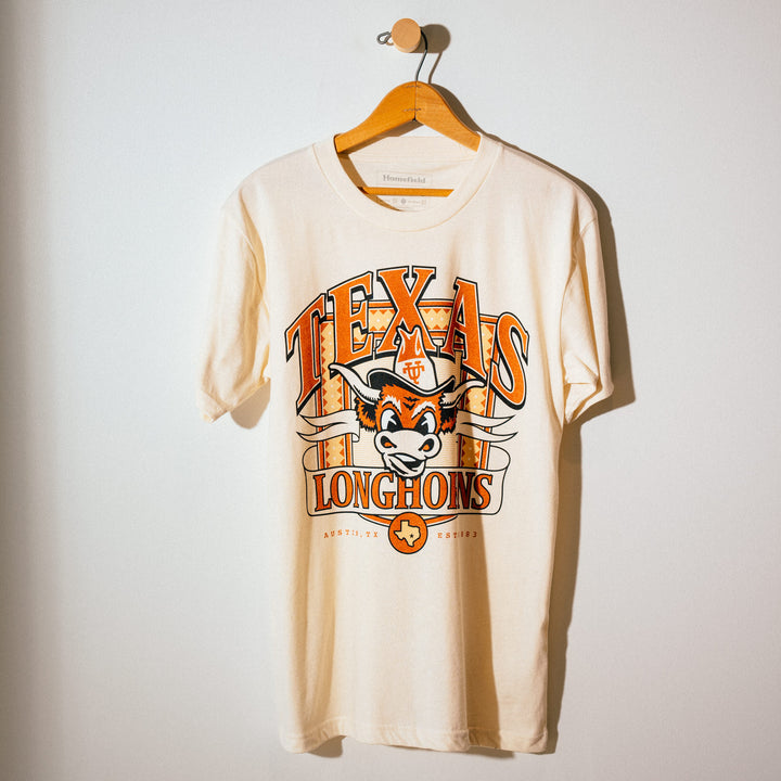 Texas Longhorns Vintage Logo Estd. 1883 Tee | Homefield