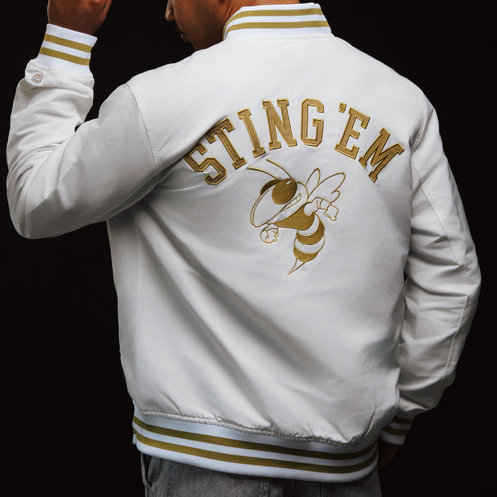 Georgia Tech Whiteout Bomber Jacket | Homefield