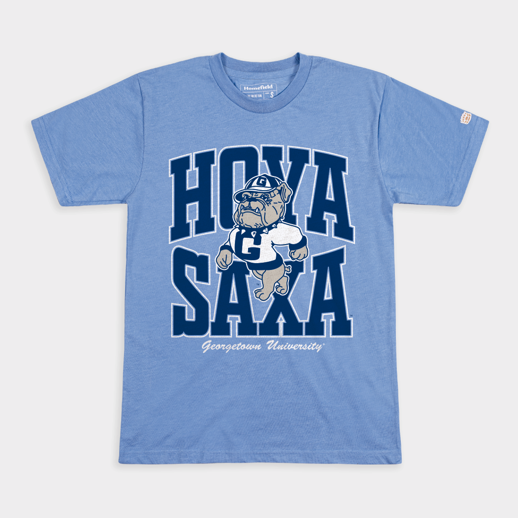etown hoyas フットボールシャツ Georgetown Hoyas Retro 