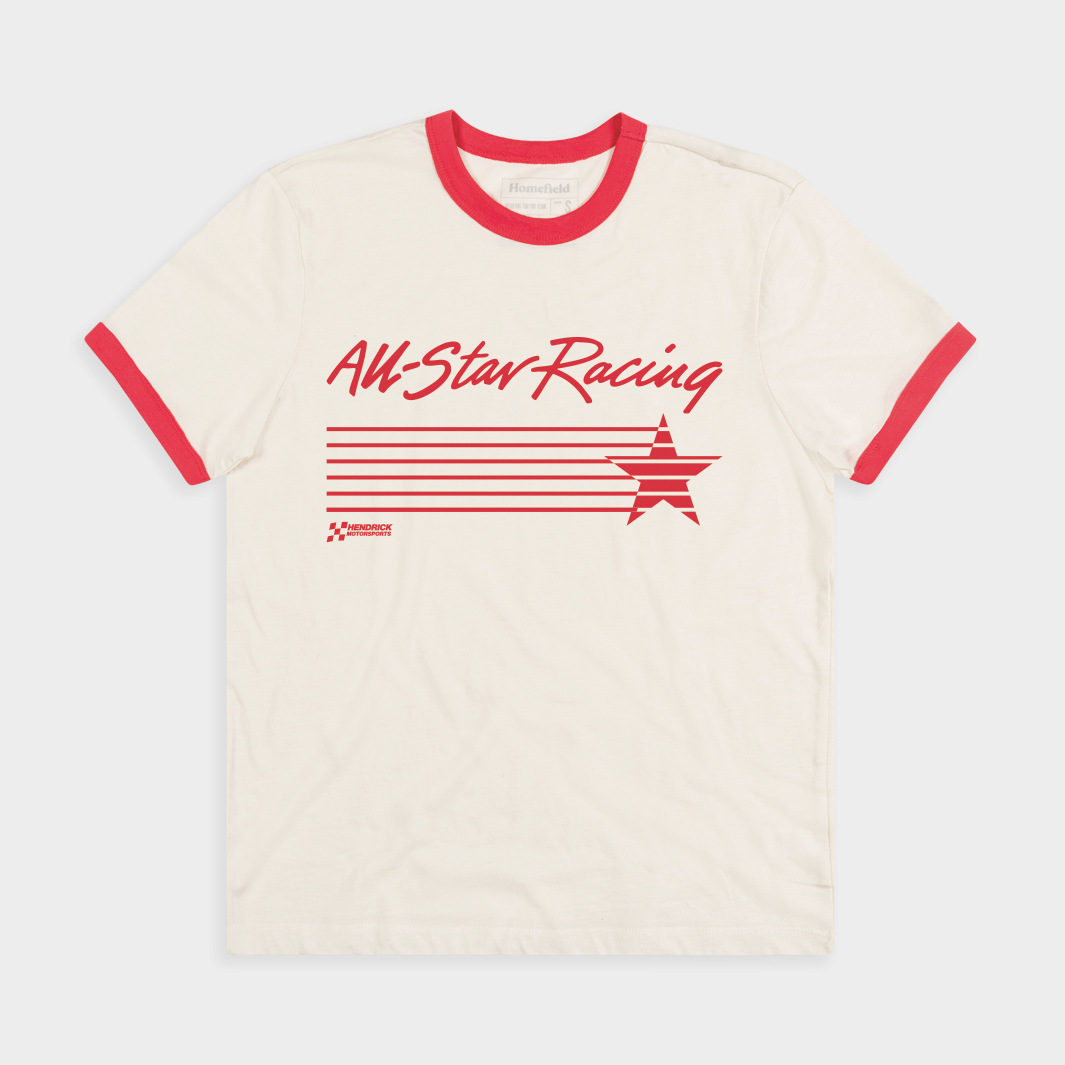 Hendrick Motorsports Retro All-Star Racing Ringer Tee | Homefield