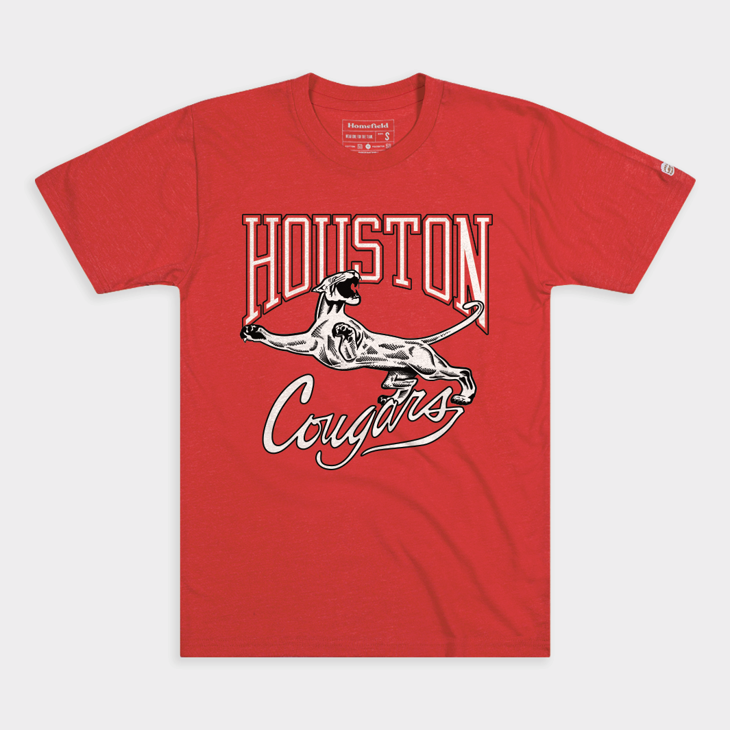 Houston Cougars UH Leaping Cougar Tee