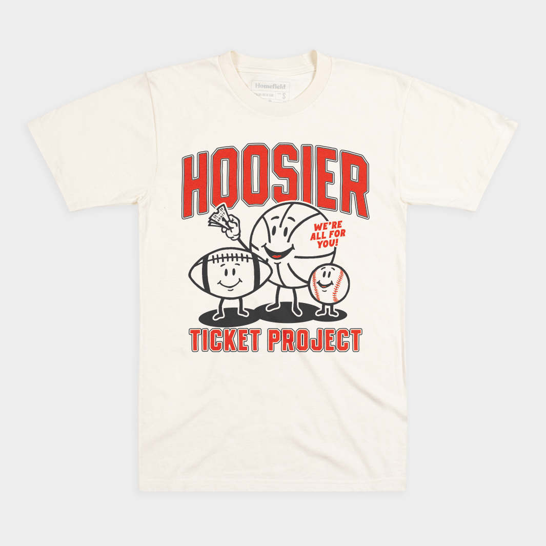 Hoosier Ticket Project "We're All For You!" Mascots Tee