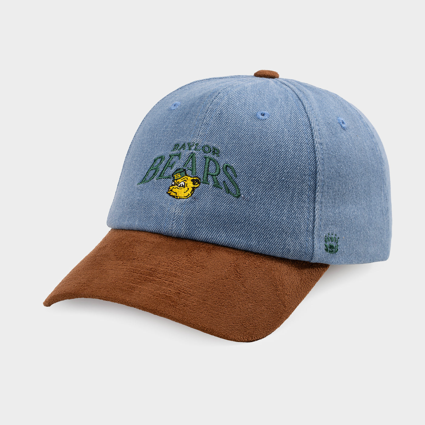 Baylor Bears Low-5 Denim and Suede Hat | Homefield