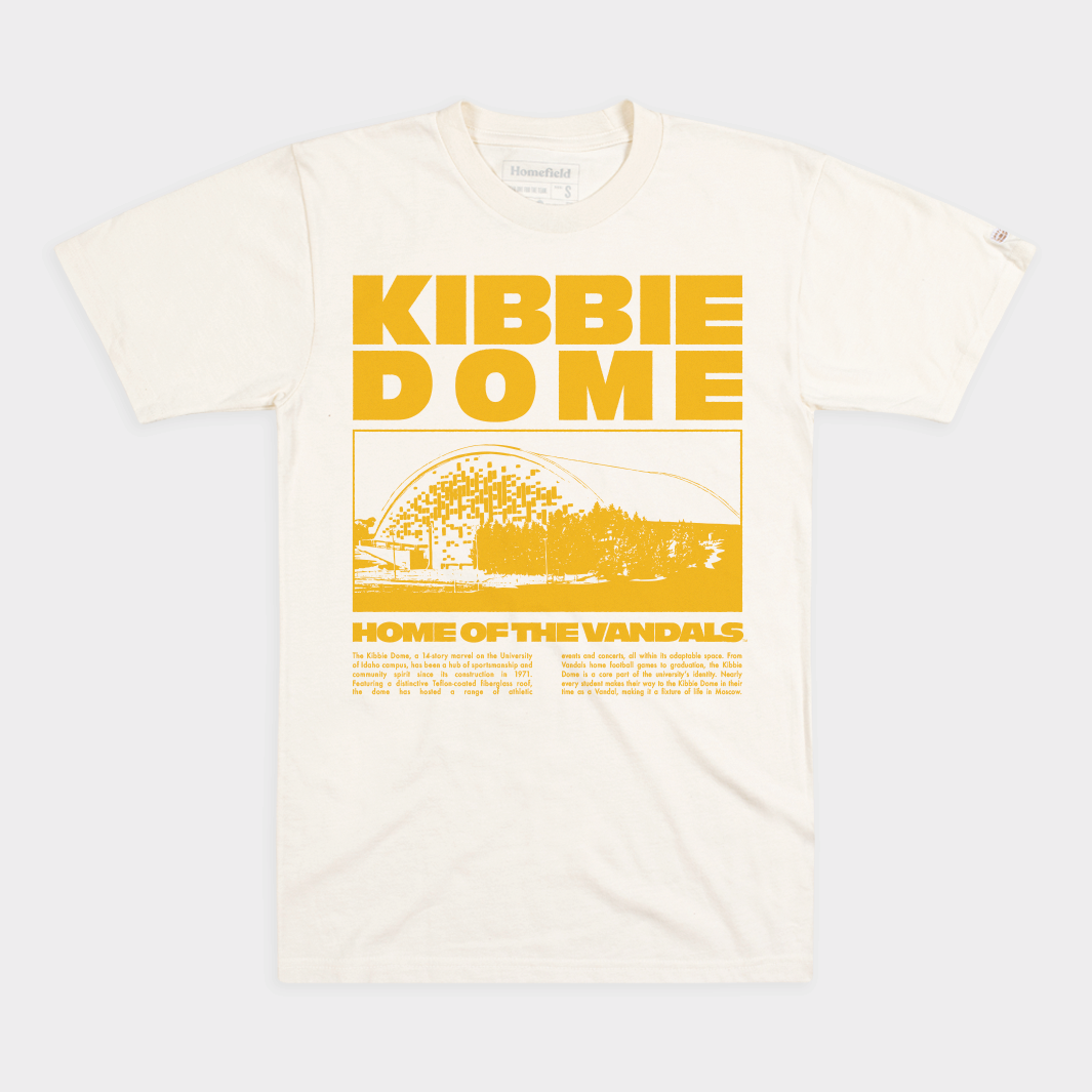 Idaho Vandals Kibbie Dome Newspaper Tee | Homefield