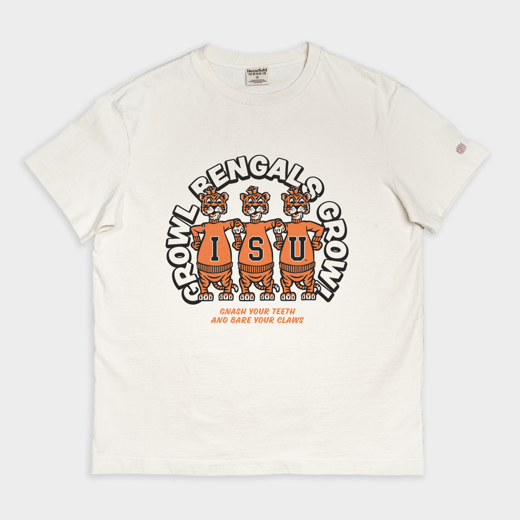 Idaho State "Growl Bengals Growl" Vintage Heavyweight Tee