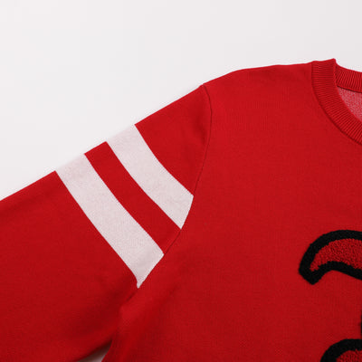 Louisville Cardinals Vintage Logo Knit Sweater