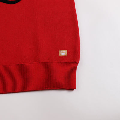 Louisville Cardinals Vintage Logo Knit Sweater