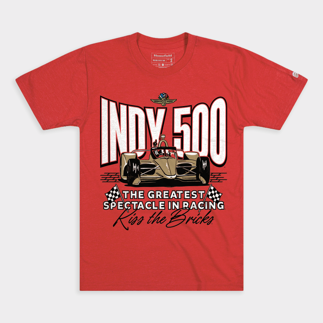 Indianapolis 500 "Kiss the Bricks" Retro Tee