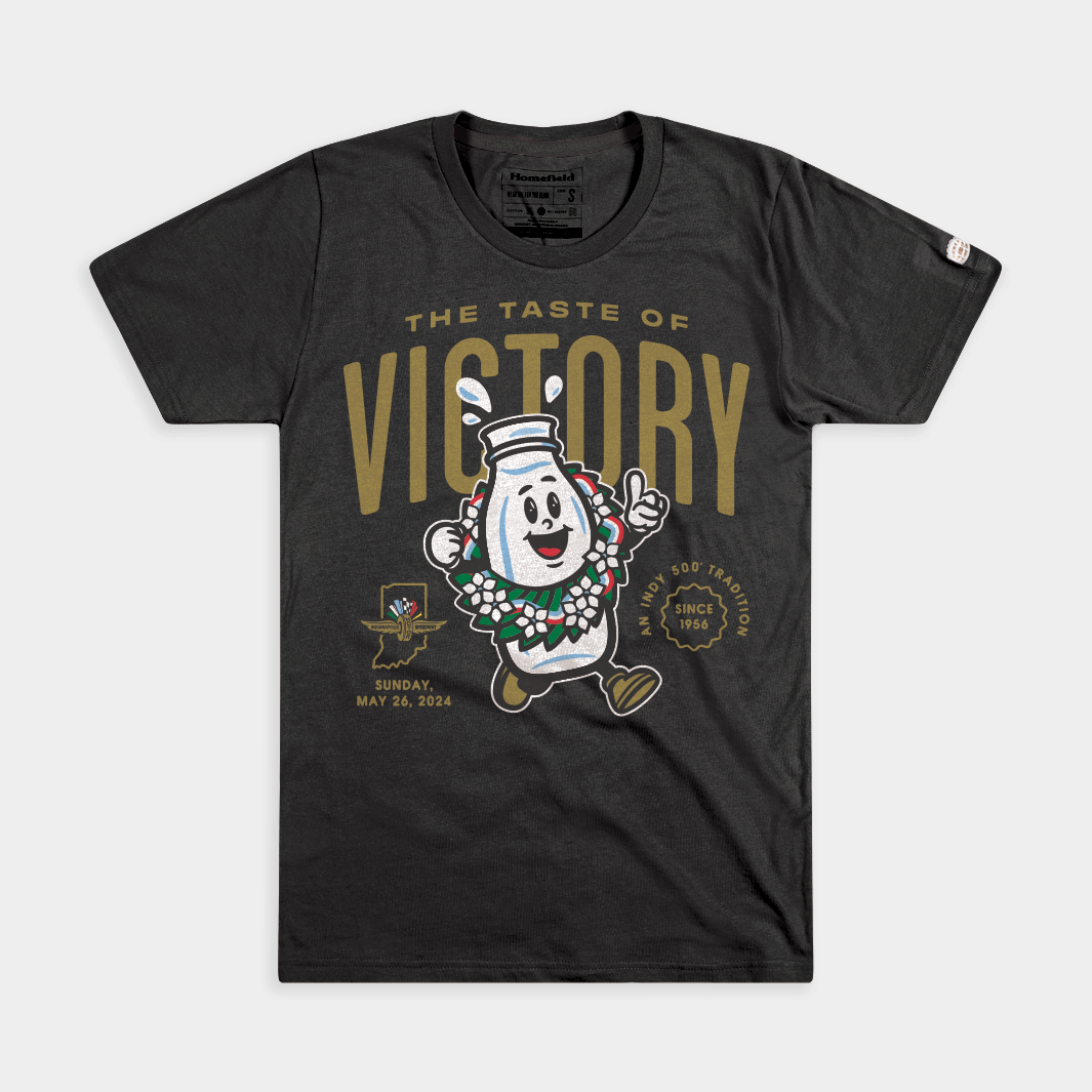 Indy 500 "The Taste of Victory" Milk Tradition Tee