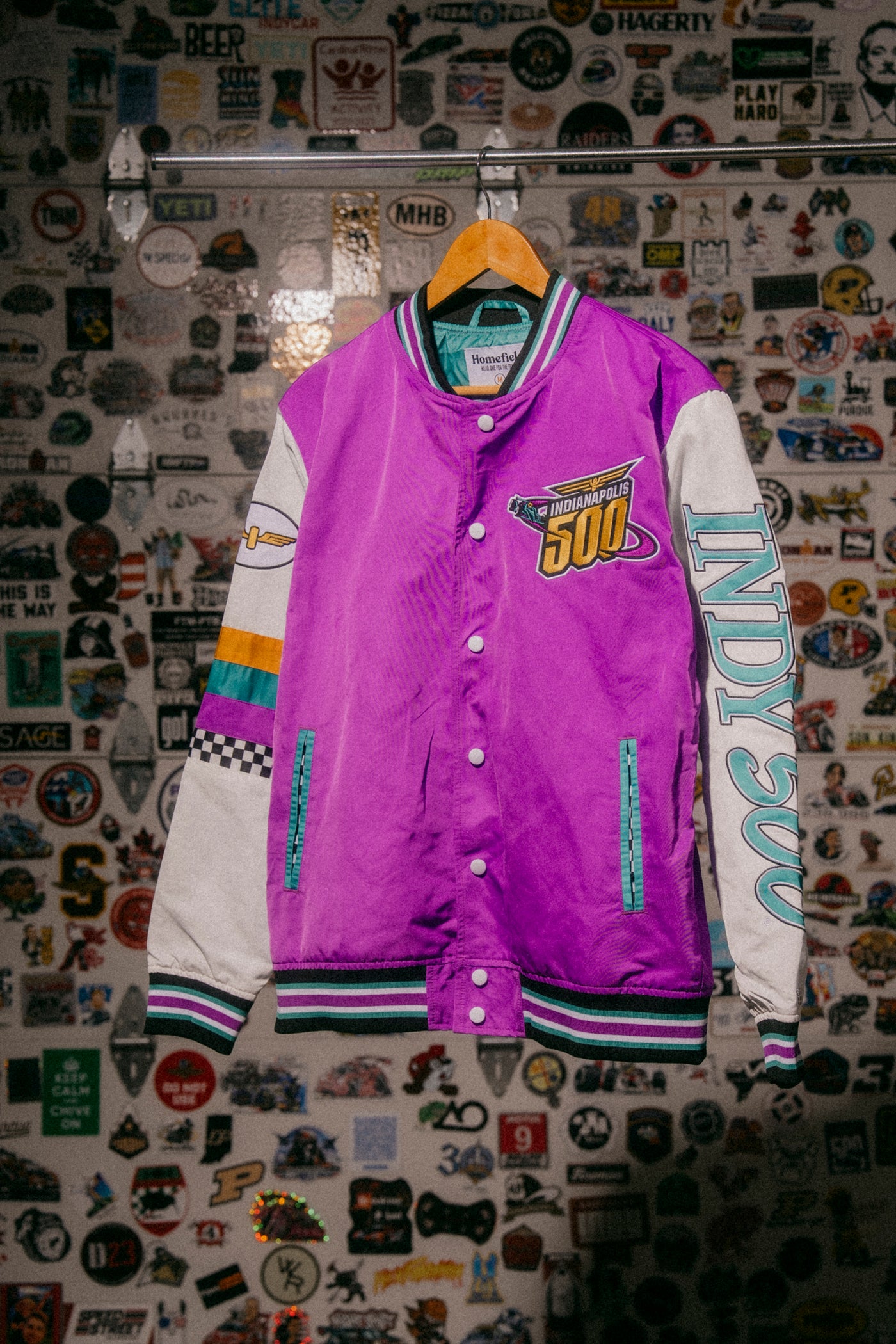 S*i様 PINK HOUSE 90s/バックプリントフライトジャケット Indianapolis 500 90s-Inspired Bomber Jacket | Homefield