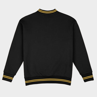 Iowa Football Embroidered Tri-Stripe Crewneck