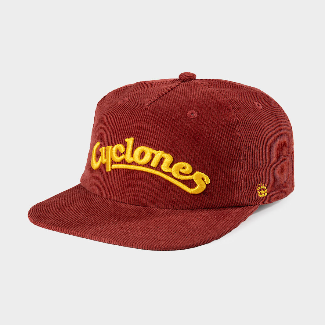 Iowa State Cyclones Arched Wordmark Corduroy Hat